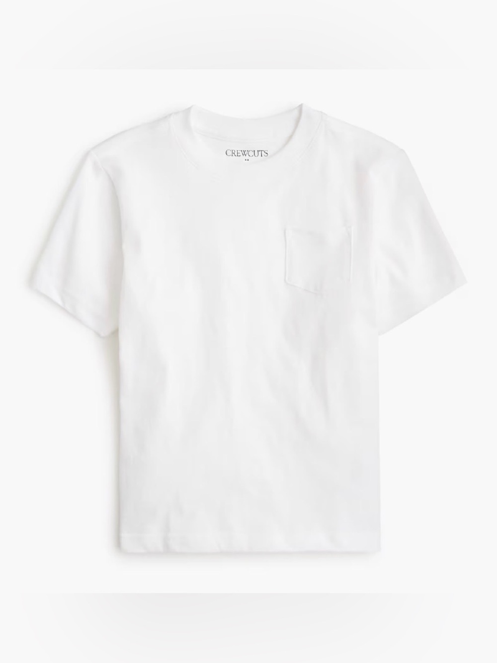 J. Crew Crewcuts White Pocket Tee